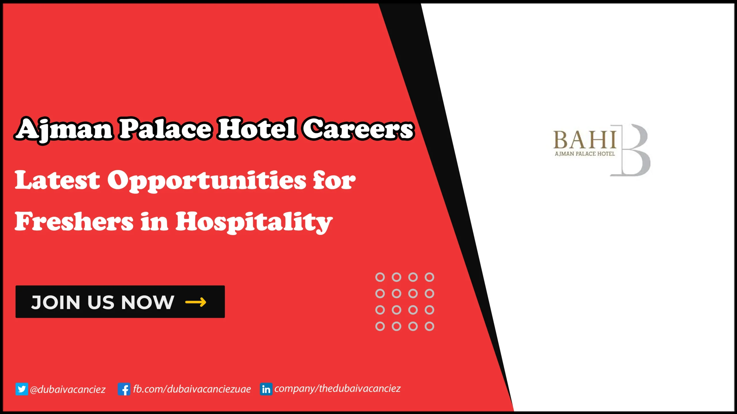 Ajman Palace Hotel Careers