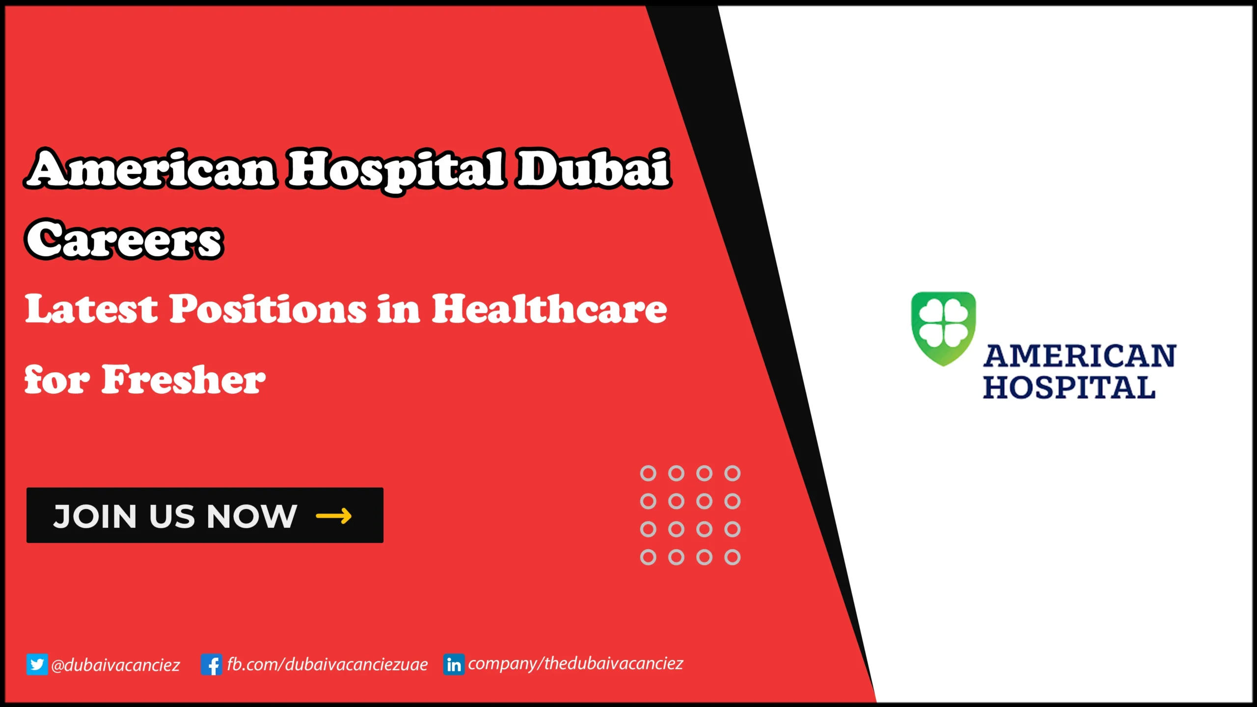 American Hospital Dubai Careers | New Opportunities in Healthcare American Hospital Dubai Careers