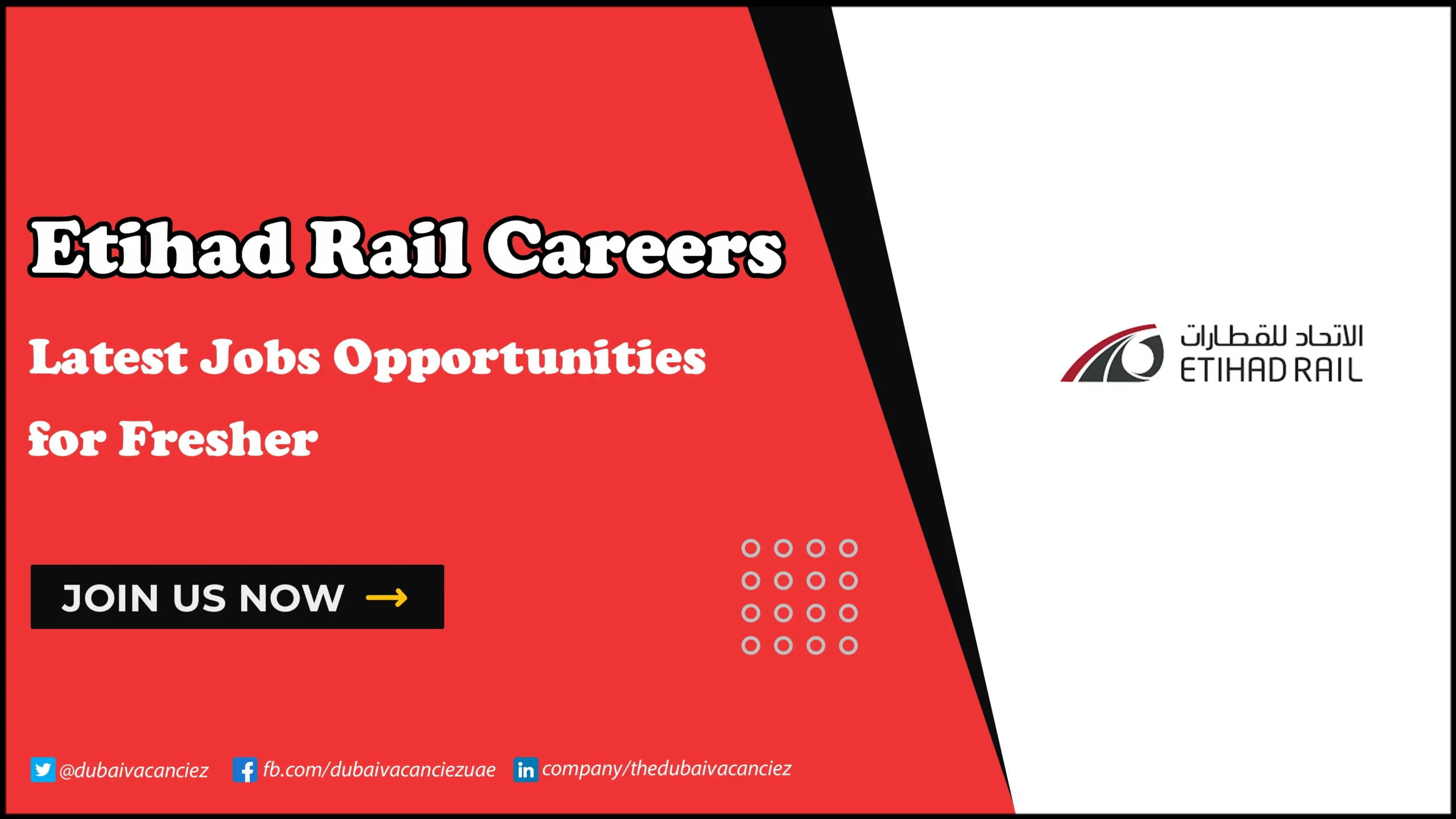 Etihad Rail Careers for Foreigners in Railway | Submit Application Today Etihad Ra